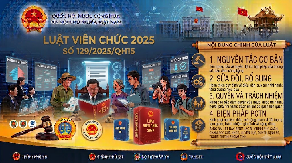 Luật Viên chức 2025, số 129/2025/QH15